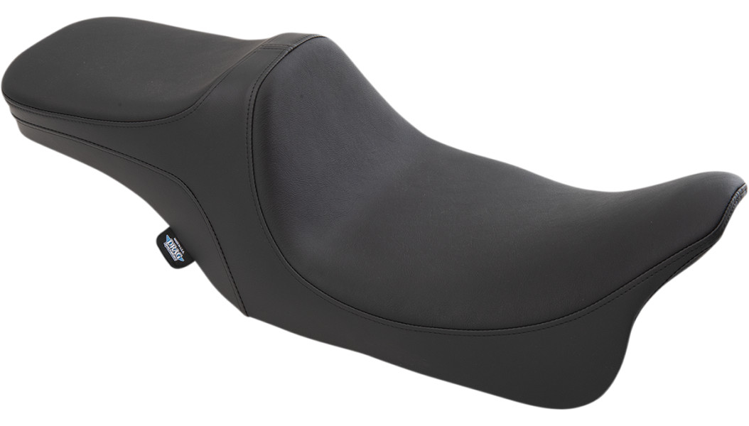 Drag Specialties Predator III 2-Up Seat, Smooth, Vinyl, Fits 97-07 FLHR/06-07 FLHX