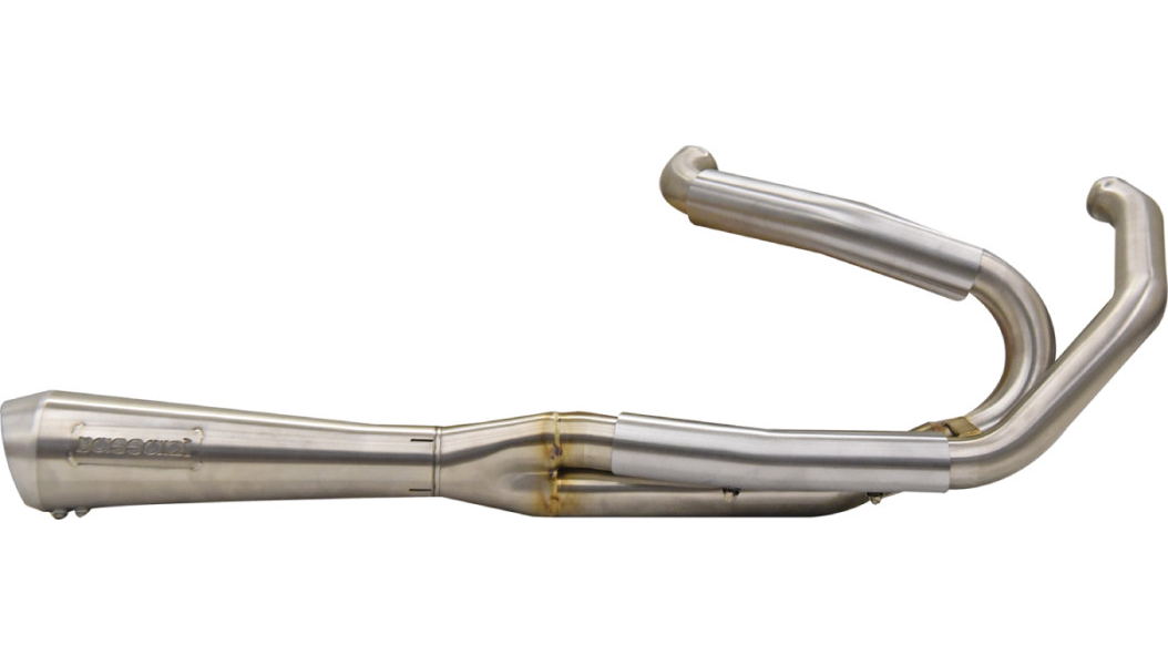 Bassani Xhaust Competition 2 Race 2-Into-1 Exhaust System - 17 & Newer Touring WITH MID CONTROLS