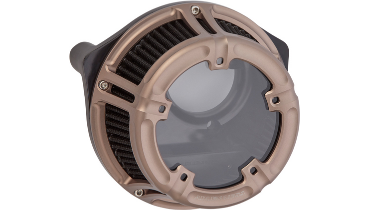 Arlen Ness Method Clear Series Air Cleaner - Titanium Finish - Fits 17-20 M-Eight
