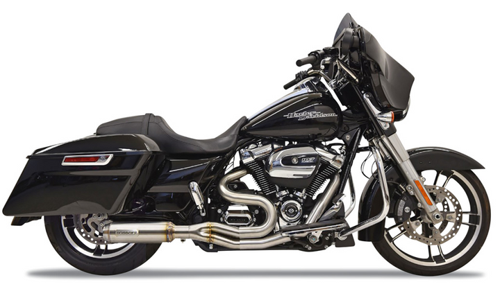 Bassani Mid Length 2-Into-1 Super Bike Exhaust System - 17 & Newer Touring