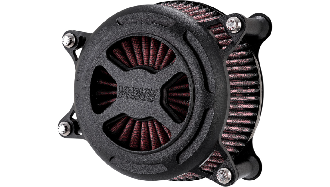 Vance & Hines V02 X Air Cleaner - Wrinkle Black - 17-21 Touring