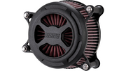 Vance & Hines V02 X Air Cleaner - Wrinkle Black - Cable Operated Twin Cam