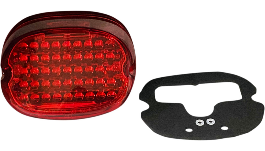 Custom Dynamics Low-Profile LED Taillight - No Window - Red