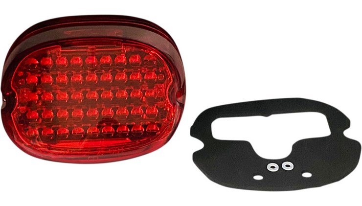Custom Dynamics Low-Profile LED Taillight - No Window - Red