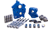 S&S Cycle Chain Drive Camchest Kit W/ 465 Cam - Fits 17-21 Oil Cooled M-Eight - Chrome Pushrod Tubes