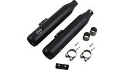 S&S Cycle Grand National 50 State Legal Slip-On Mufflers - Black Ceramic - Fits 18 & Newer Softail