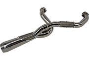 Trask Big Sexy 2-Into-1 Exhaust System, Polished Stainless, Fits 17-20 Touring Models