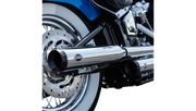 S&S Cycle Grand National 50 State Legal Slip-On Mufflers - Chrome - Fits 18 & Newer FLHC/FLDE