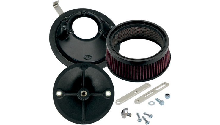 S&S Cycle Super Stock Stealth Air Cleaner Kit - Fits 86-90 XL Models W/ S&S Super E/G Carb