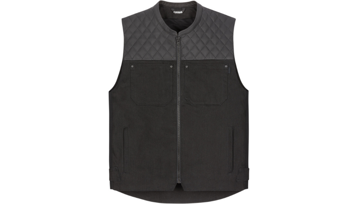 Icon Chamonix Denim Vest - Black