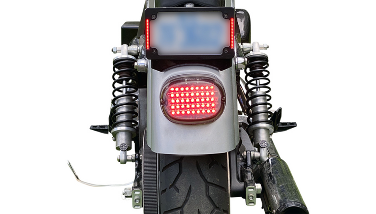 Custom Dynamics Low-Profile LED Taillight - Top Window - Smoke
