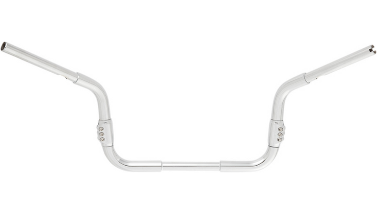 Arlen Ness 1-1/4" 3-Way Adjustable Handlebars - Chrome - Low Pro (12" Rise) - Fits 99-20 FLHT/FLHX/FLHTCUTG (1" Clamping Area)