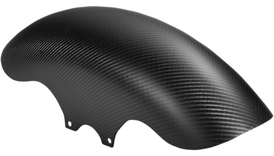 SLYFOX Carbon Fiber Front Fender - Matte - For Touring Models W/19" Front Wheel