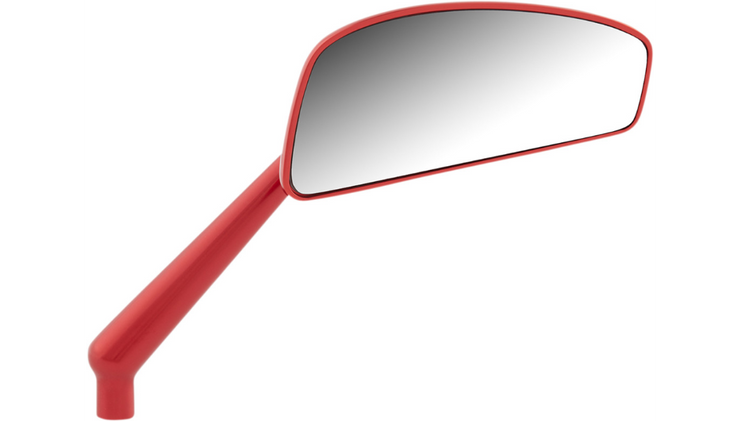 Arlen Ness Tearchop Mirror - Right Mirror - Red