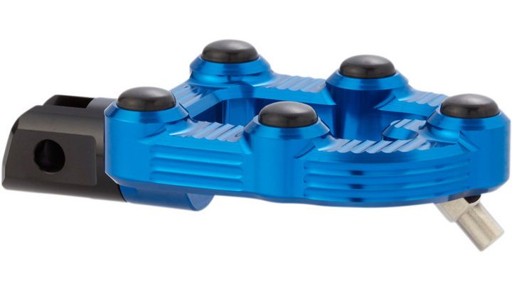 Arlen Ness MX Driver Footpegs - Blue Anodized