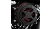 Vance & Hines V02 X Air Cleaner - Wrinkle Black - Cable Operated Twin Cam