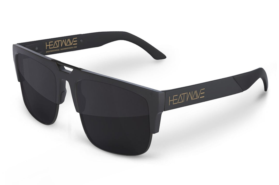 Heatwave Visual Interceptor Sunglasses: Black (4758657237069)