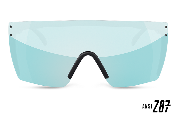 Heatwave Visual Lazer Face Sunglasses: Arctic Chrome