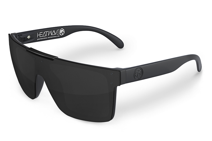 Heatwave Visual Quatro Sunglasses: Black/Black