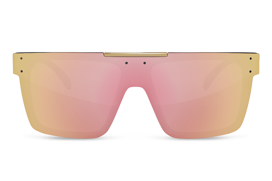 Heatwave Visual Quatro Sunglasses: Rose Gold