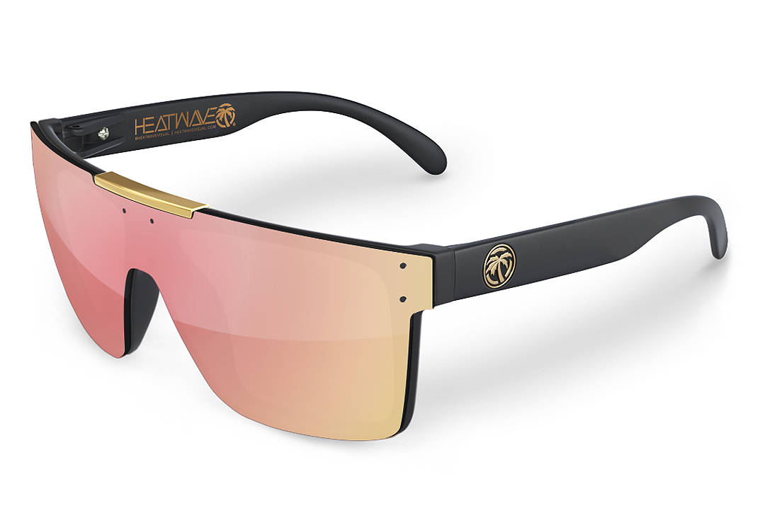 Heatwave Visual Quatro Sunglasses: Rose Gold