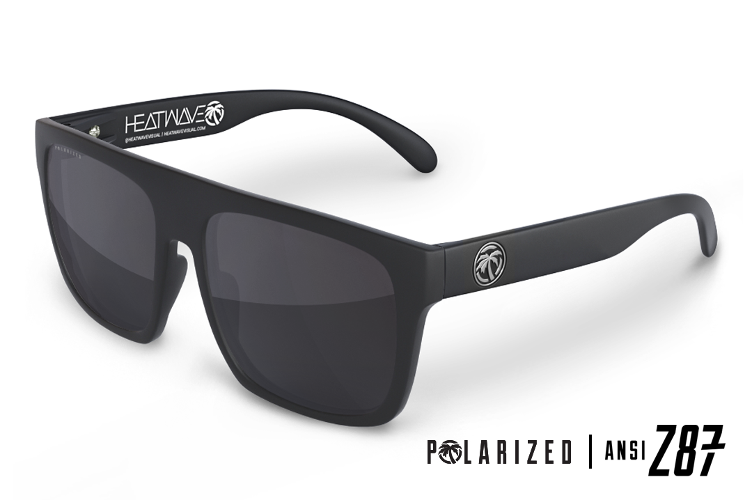 Heatwave Visual Regulator Sunglasses: Black Polarized (4758667001933)