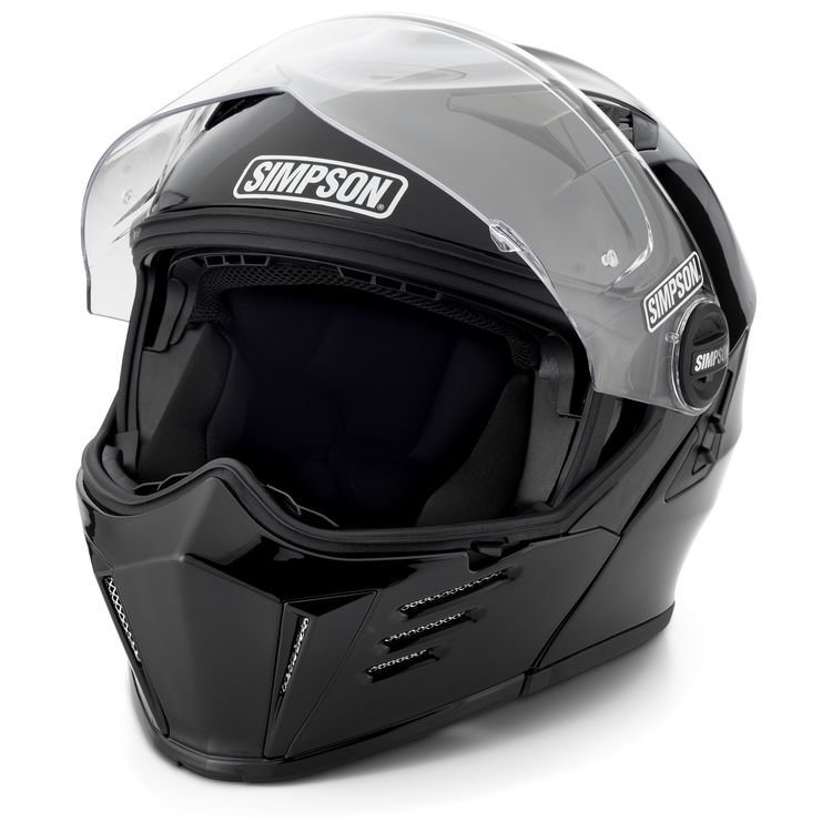 Simpson Mod Bandit Gloss Black XXL Motorcycle Helmets