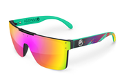Heatwave Visual Quatro Sunglasses: Aqua Splash Customs