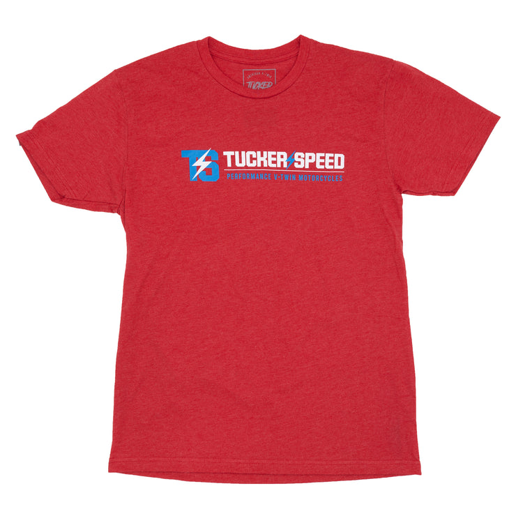 Tucker Speed Performance Bolt T-Shirt - Red
