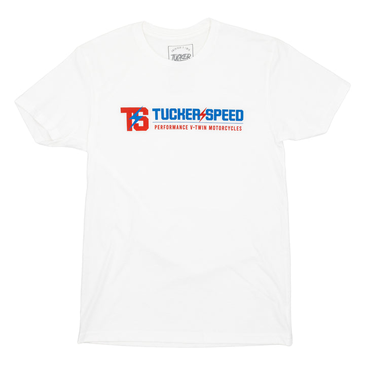 Tucker Speed Performance Bolt T-Shirt - White
