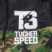 Tucker Speed Premium Embroidered Windbreaker - Camo / Black