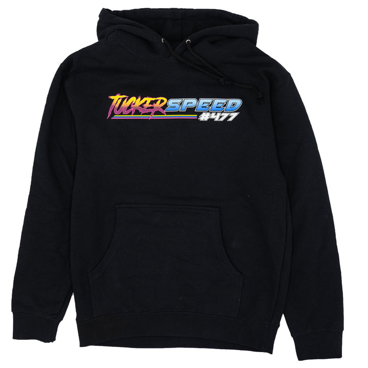 Tucker Speed Race Bagger Pullover Hoodie - Black