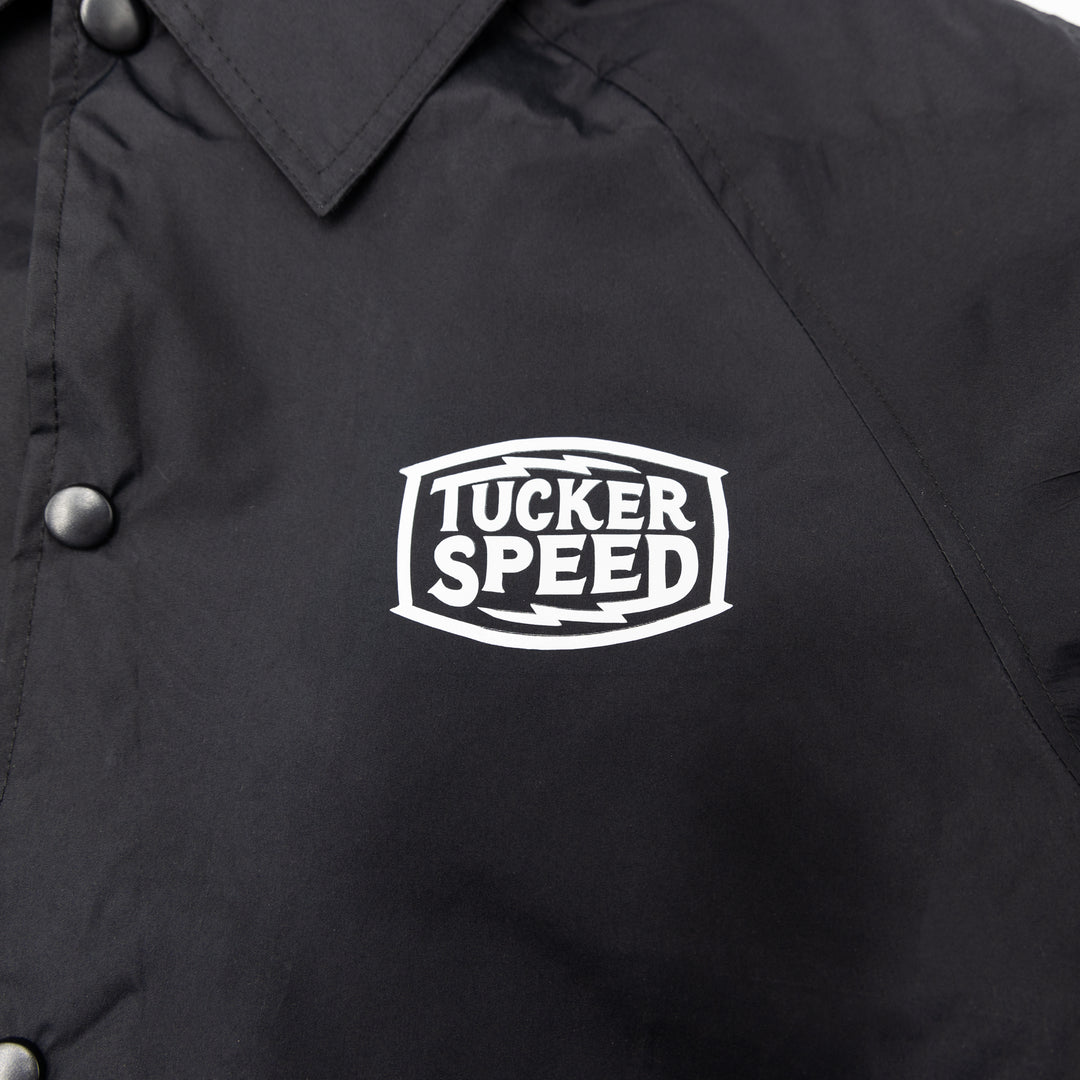 Tucker Speed V-Twin Performance Specialists Lined Coach Jacket - Black