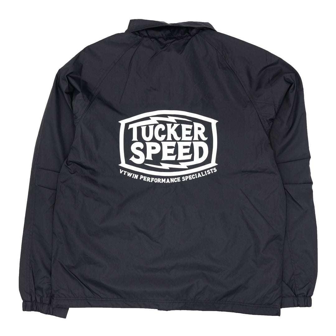 Tucker Speed V-Twin Performance Specialists Lined Coach Jacket - Black