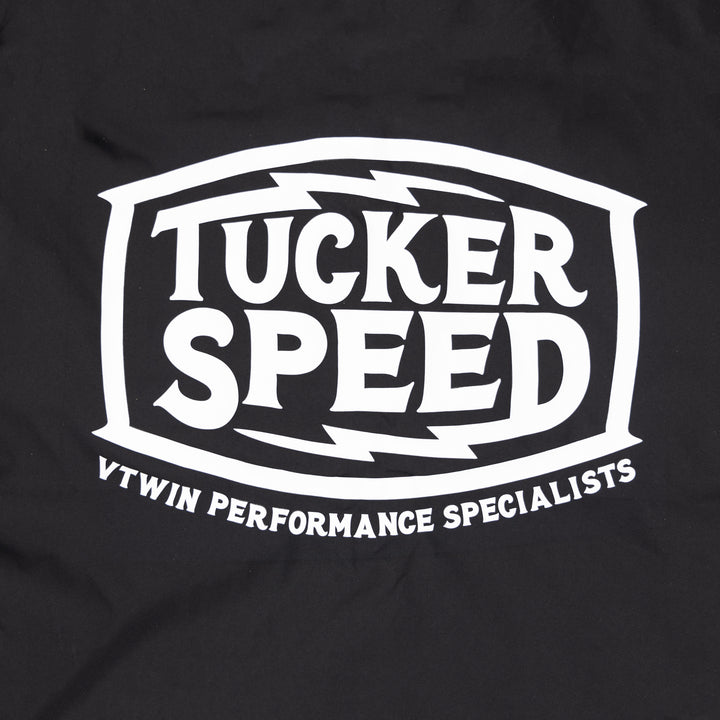 Tucker Speed V-Twin Performance Specialists Lined Coach Jacket - Black