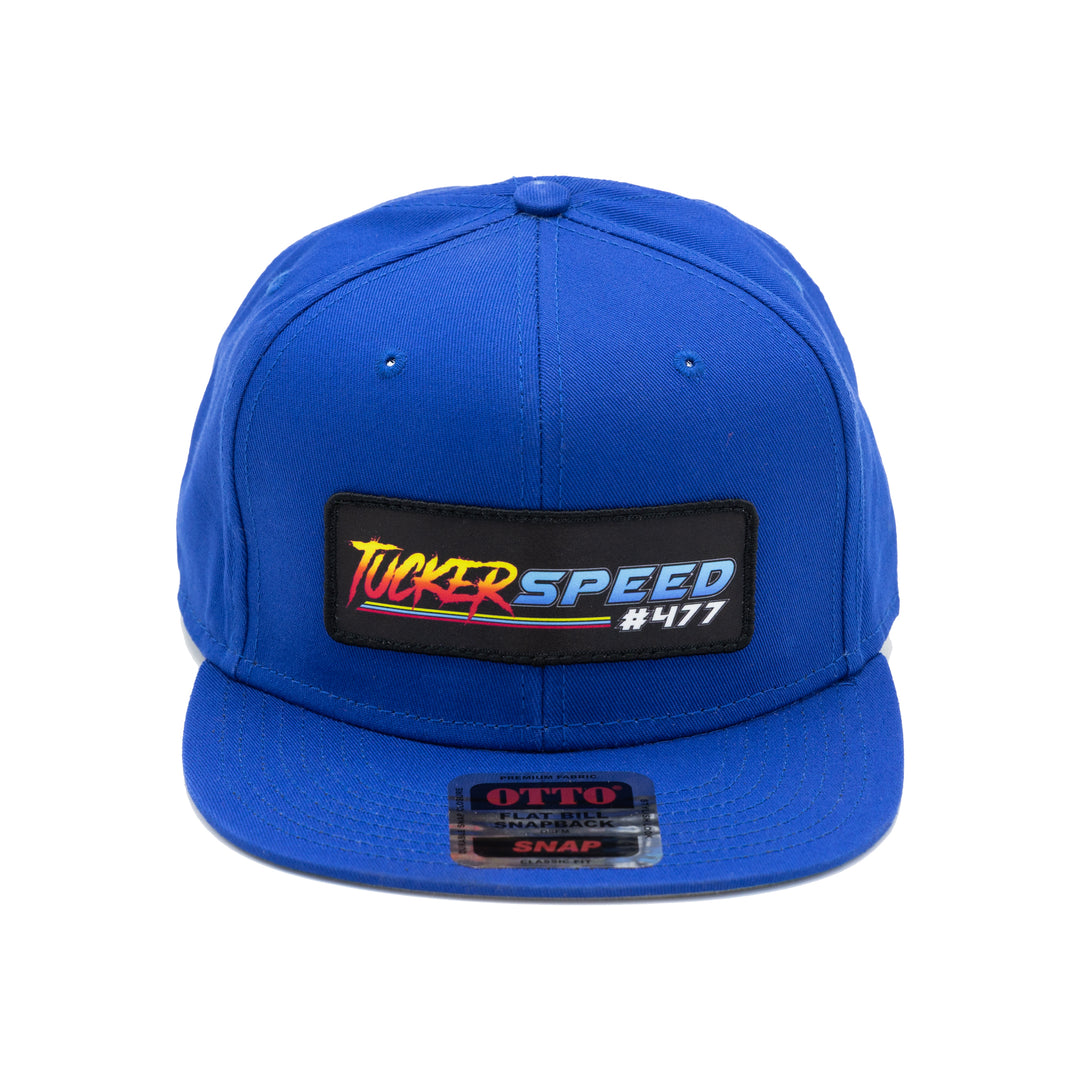 Tucker Speed Race Logo Patch Hat - Blue