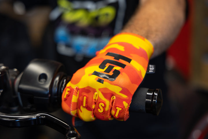 Tucker Speed Camo Glove - Orange