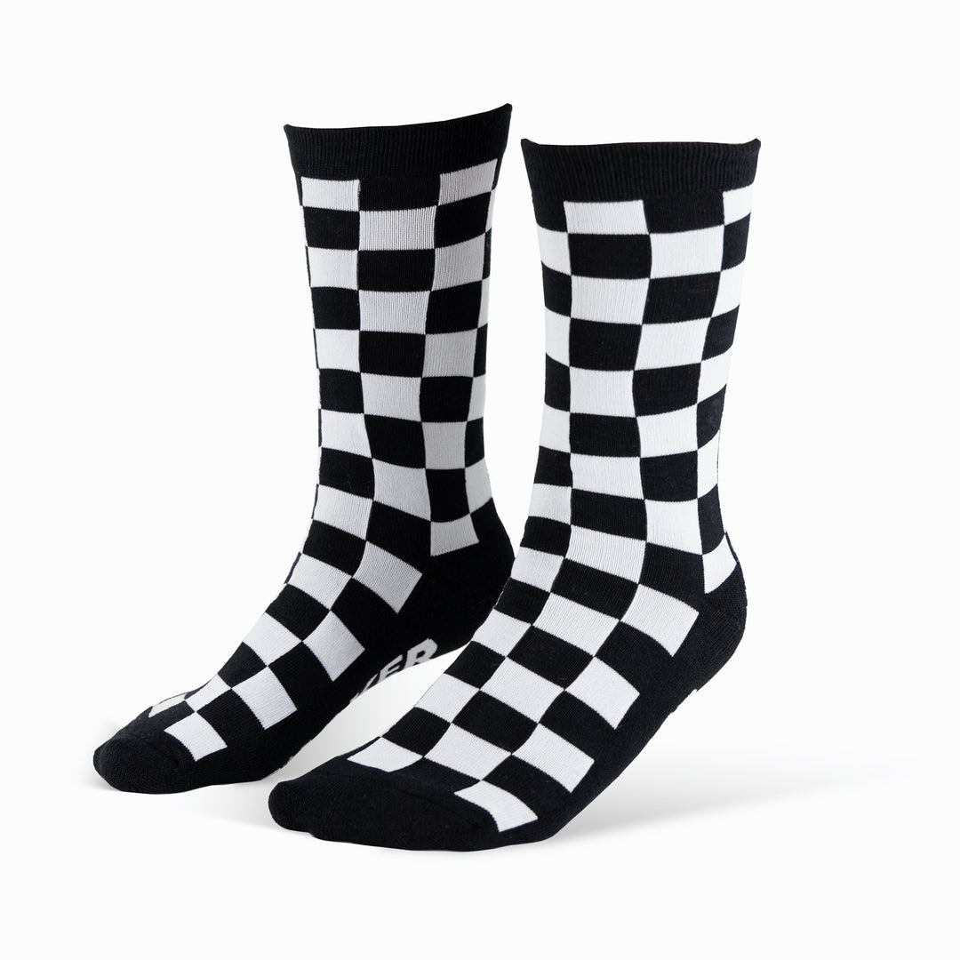 Tucker Speed Premium Crew Socks - Checkered