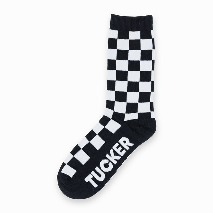 Tucker Speed Premium Crew Socks - Checkered