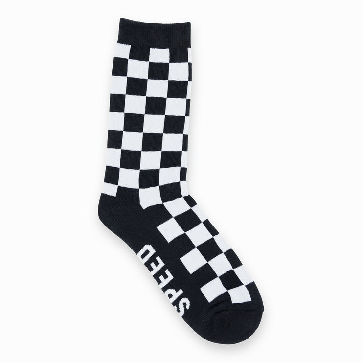 Tucker Speed Premium Crew Socks - Checkered