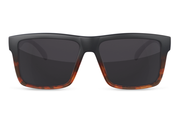 Heatwave Visual Vise Sunglasses: Whiskey Fader Frame / Black Lens